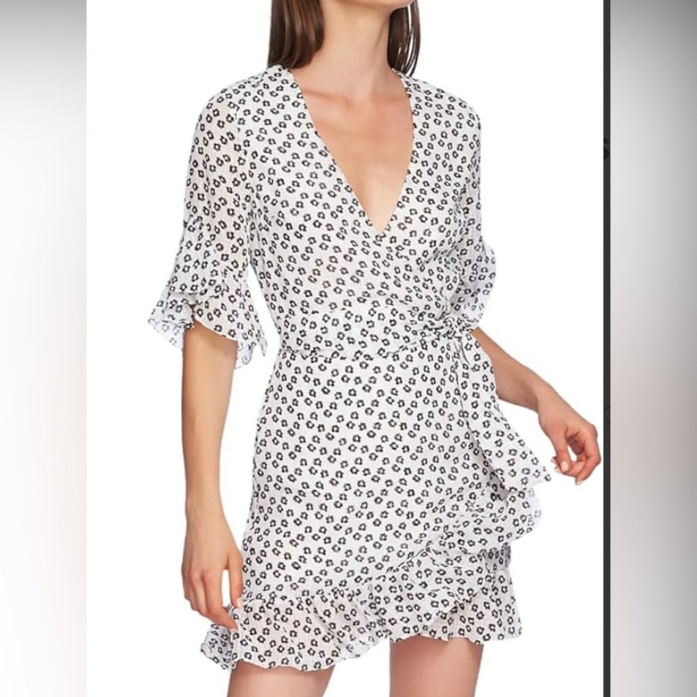 1 state ruffle dress